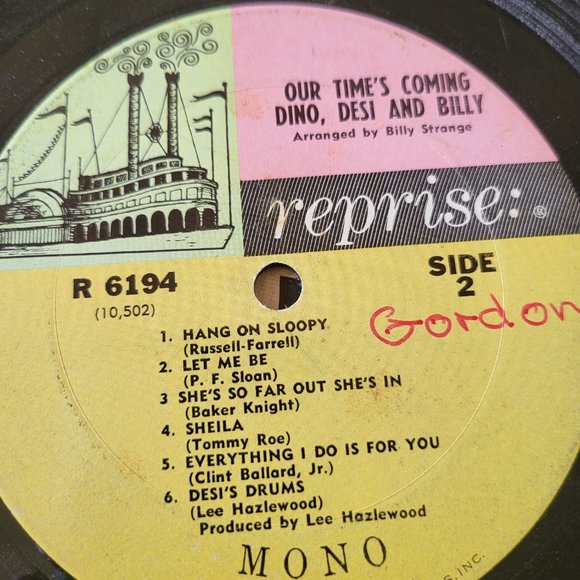 DINO, DESI & BILLY Our Time's Coming LP Vinyl 1966 Reprise Records 6194 Pop LP9 - Picture 3 of 9